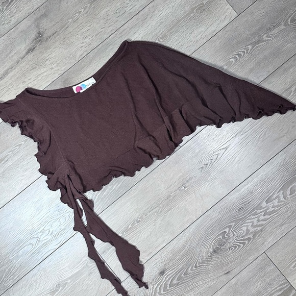 NWOT Free People Beach Trinity Top Chocolate Brown - Picture 5 of 15